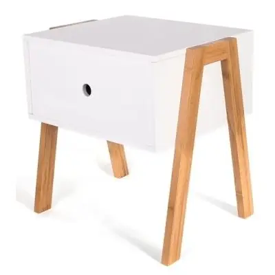 Table de nuit PILA Blanc
