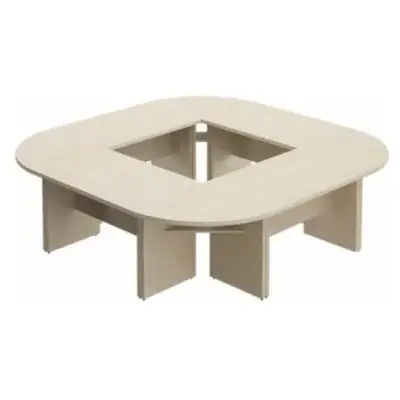 Table de réunion carré MODULO 296 cm