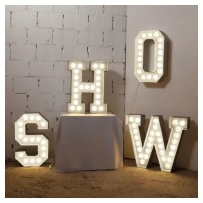 Lettres lumineuses Vegaz SELETTI x 6 