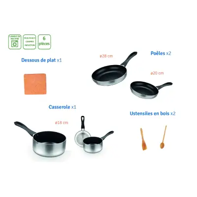 Cookware - 6 pieces