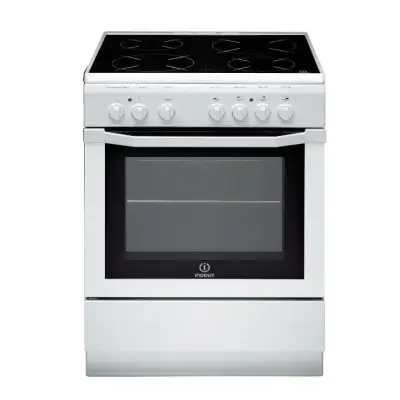 Stove - INDESIT - Ceramic Tempered glass