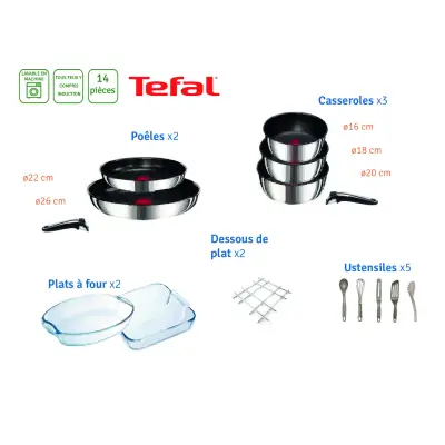 Cookware - 14 pieces