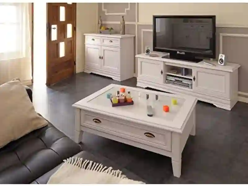 Table basse LINDSAY Blanc