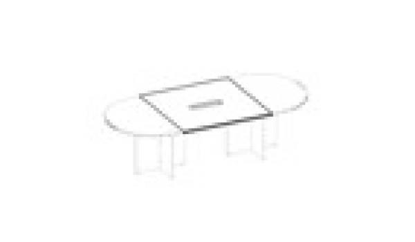 Table de réunion LILA Ovale 420,0 cm