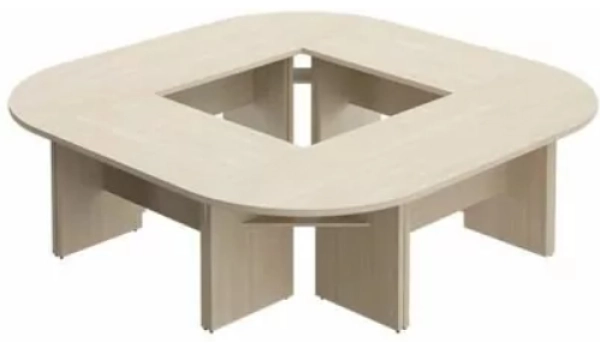 Table de réunion carré MODULO 296 cm