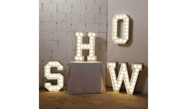 Lettres lumineuses Vegaz SELETTI x 6 