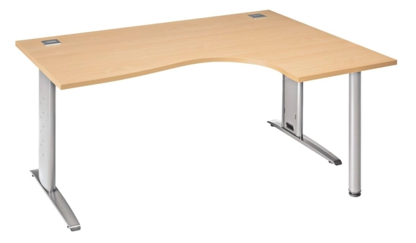 Desk L - Right return Light oak