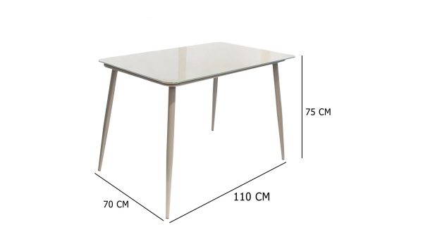 Dining Table AMELIA Grey