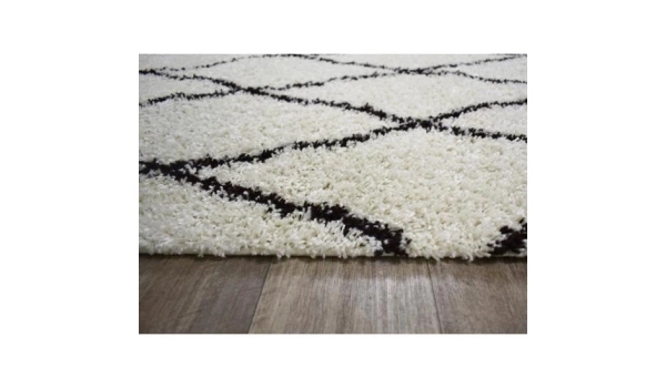 Rug ALTO Beige and brown - 120 x 170 cm