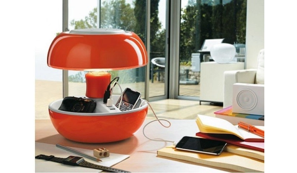 Lampe JOYO Laqué Rouge