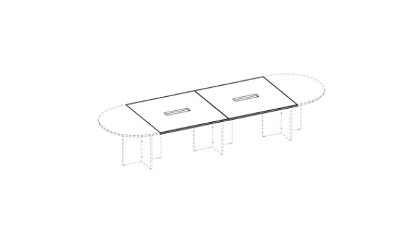 Meeting table LILA Ovale 560.0 cm