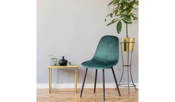 Chaise HOLM Bleu canard