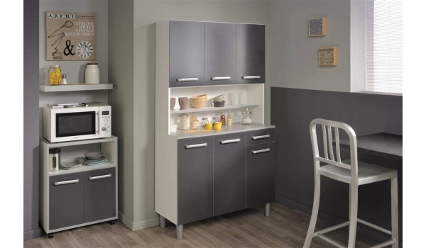 Meuble cuisine DIZY Gris