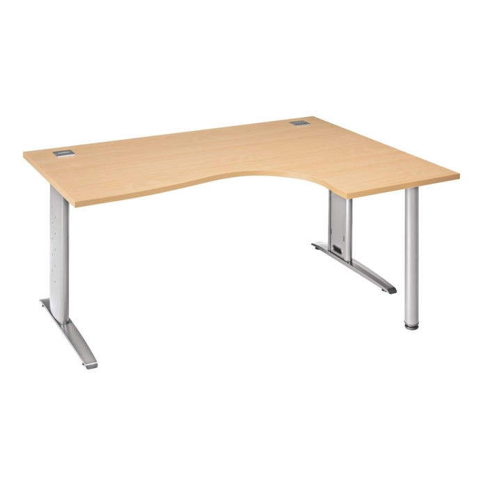 Desk L - Right return Light oak