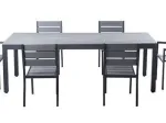 Set MAGDA - Garden table 220 cm + 6 chairs + 2 armchairs 
