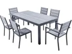 Set MAGDA - Garden table 180 cm + 4 chairs + 2 armchairs 