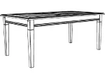 Dining table LINDSAY 