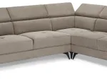 Corner sofa right BETIS Beige 5 seaters 