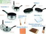 Cookware - 11 pieces 