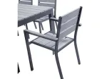 Set MAGDA - Garden table 180 cm + 4 chairs + 2 armchairs 