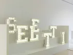 Lettres lumineuses Vegaz SELETTI x 7  